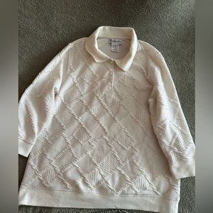 Vintage Maggie Sweet Knitted Sweater Cream Medium